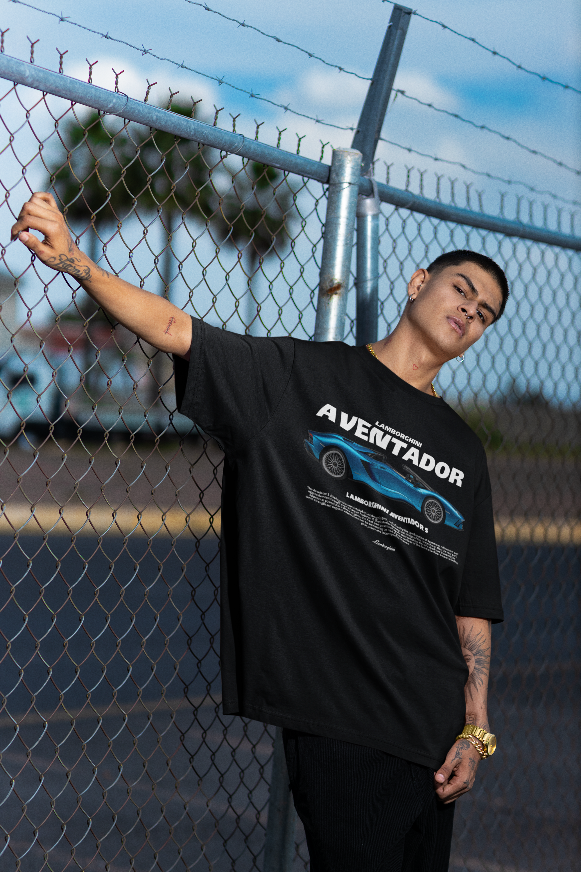 Aventador Speed Legend Oversized Heavyweight Tee