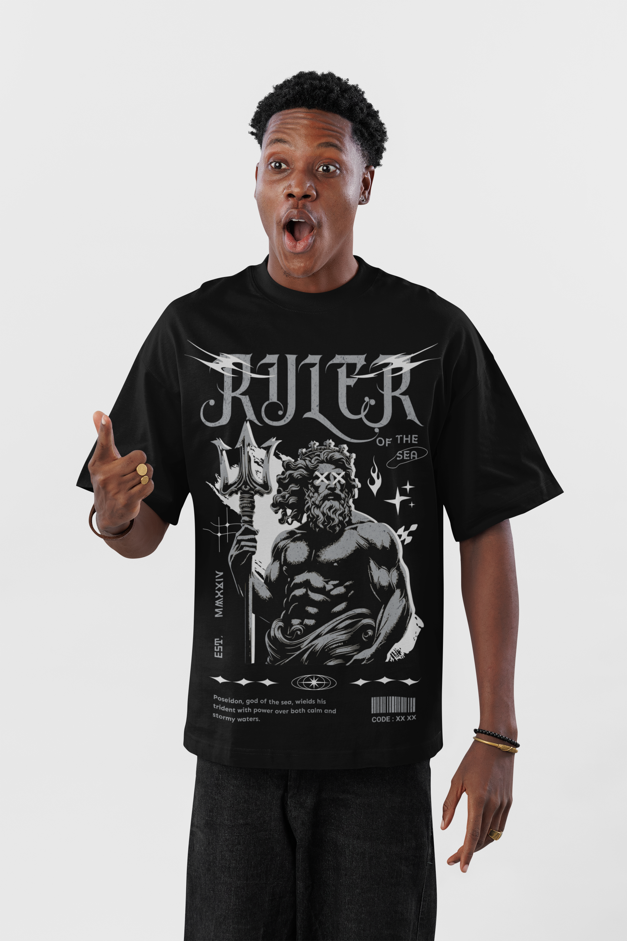 Ruler of the Sea, Graphic Unisex Tee