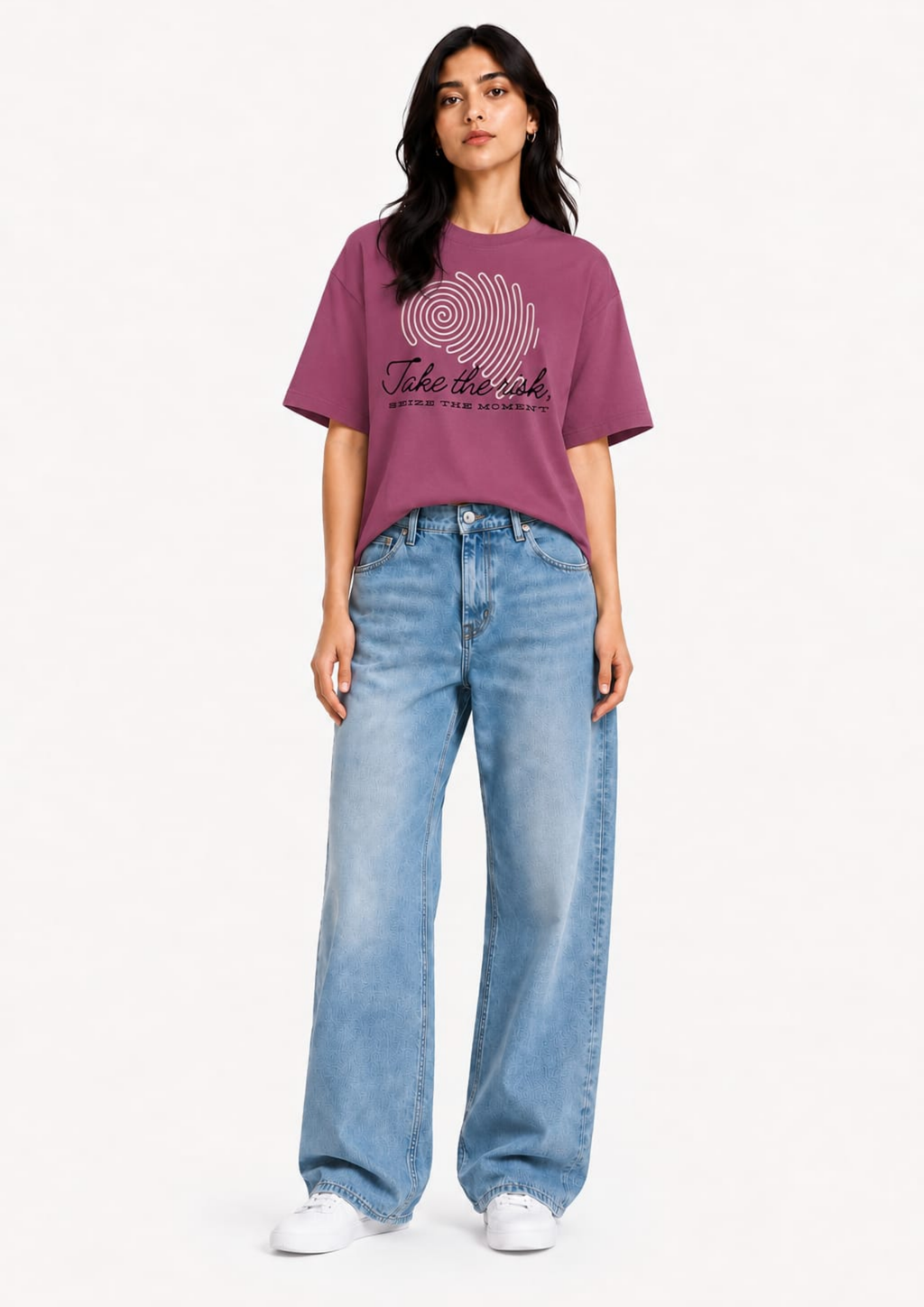 Seize The Moment Oversized tee