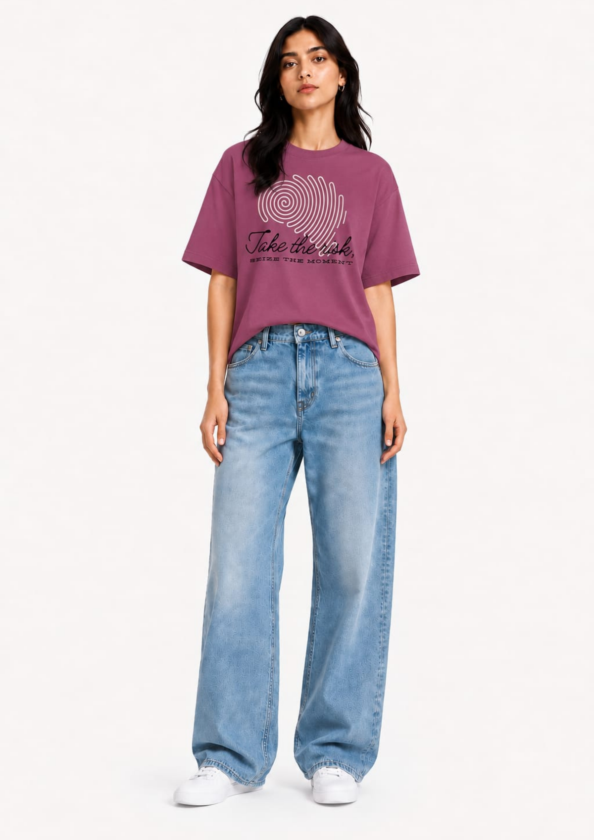 Seize The Moment Oversized tee