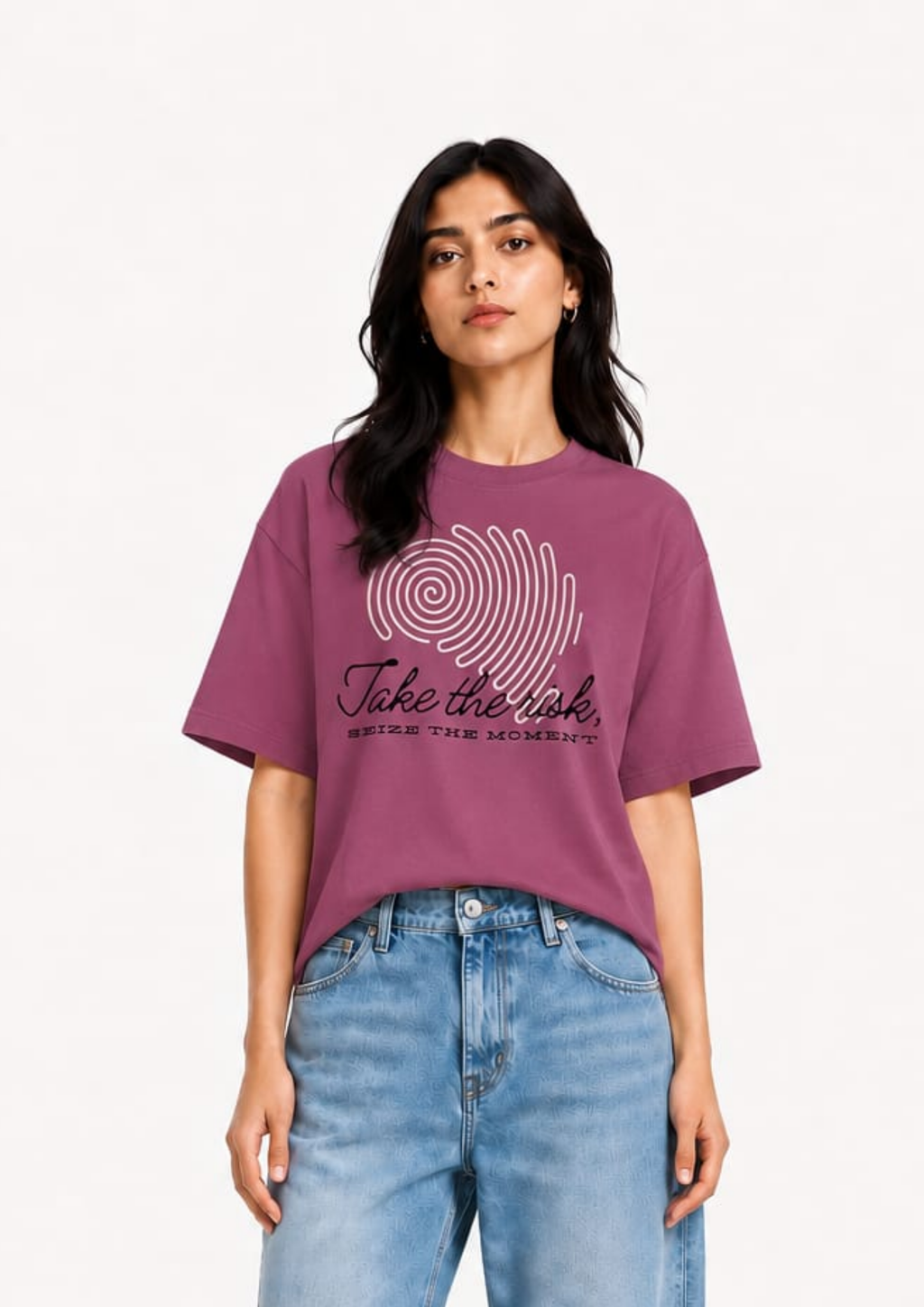 Seize The Moment Oversized tee