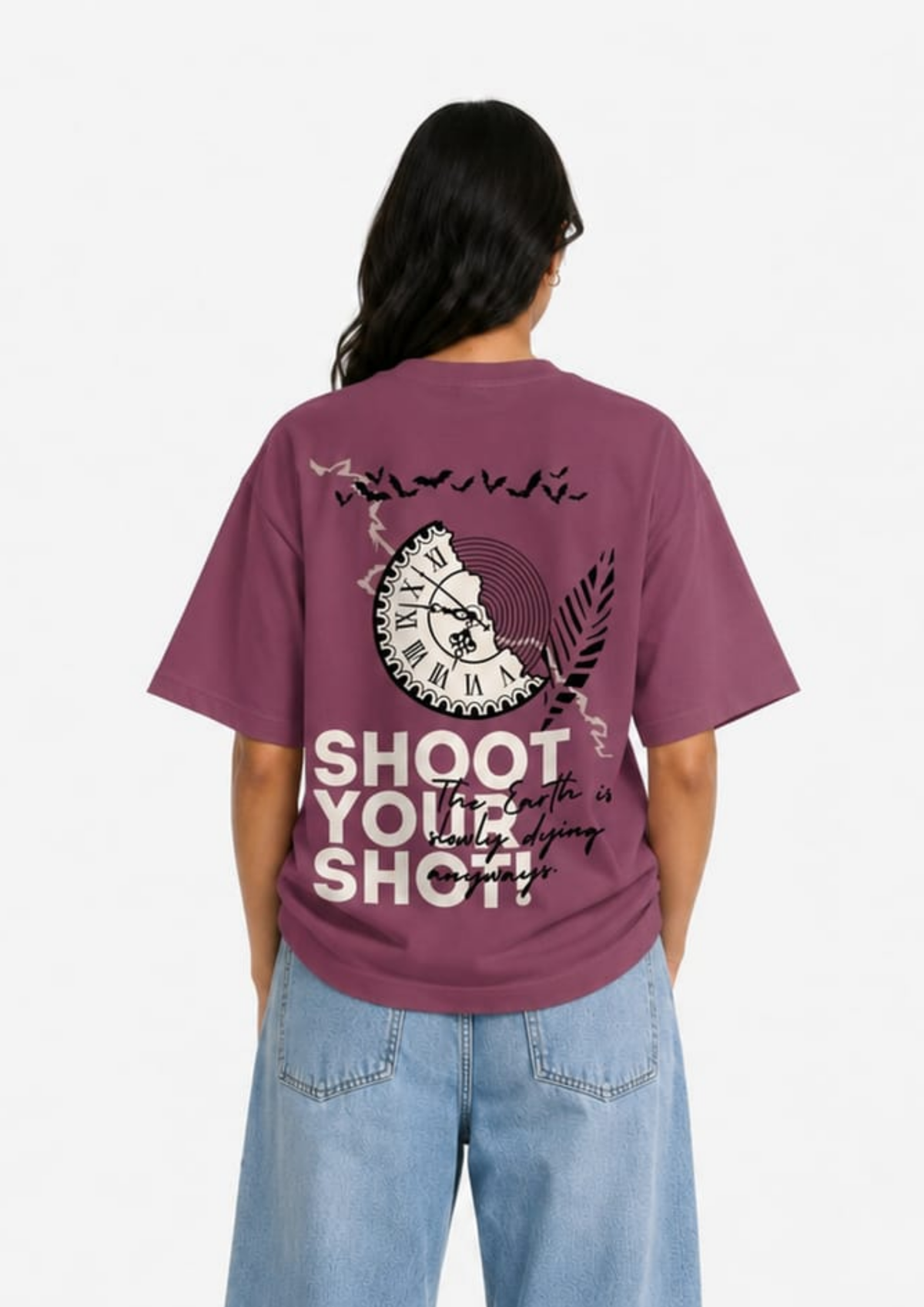 Seize The Moment Oversized tee
