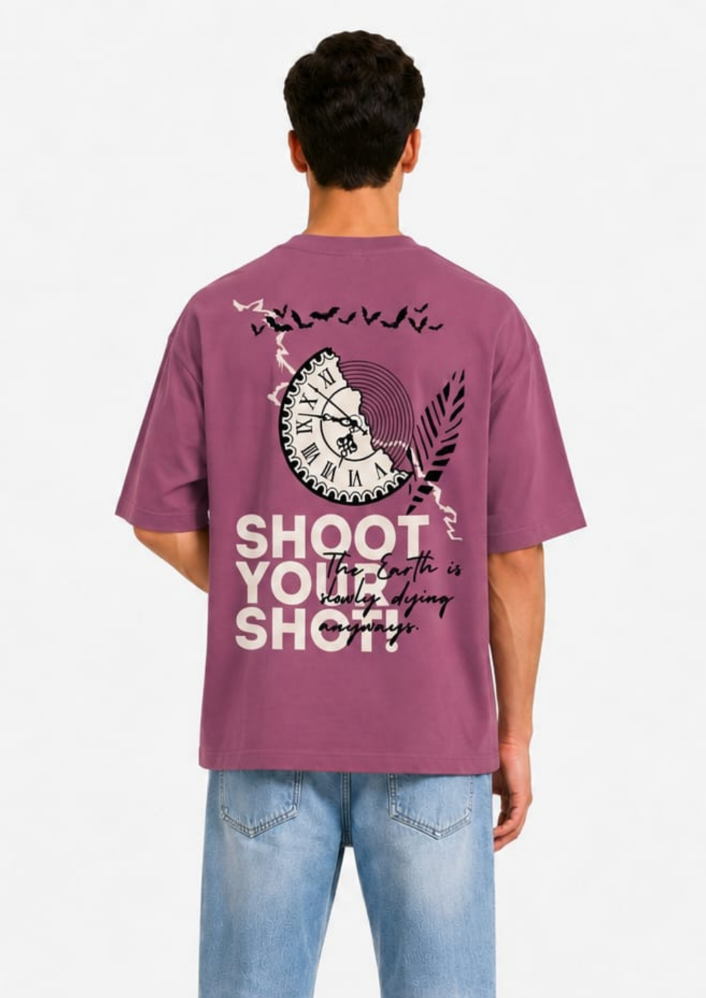 Seize The Moment Oversized tee
