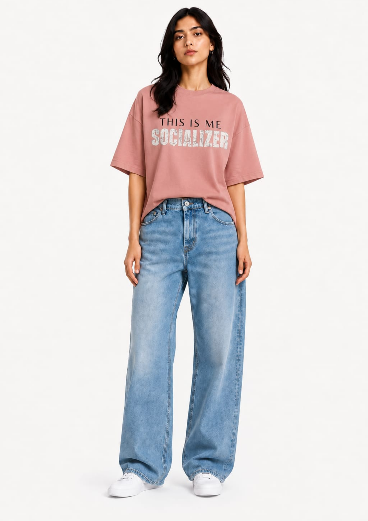 Socializer Statement Oversized tee