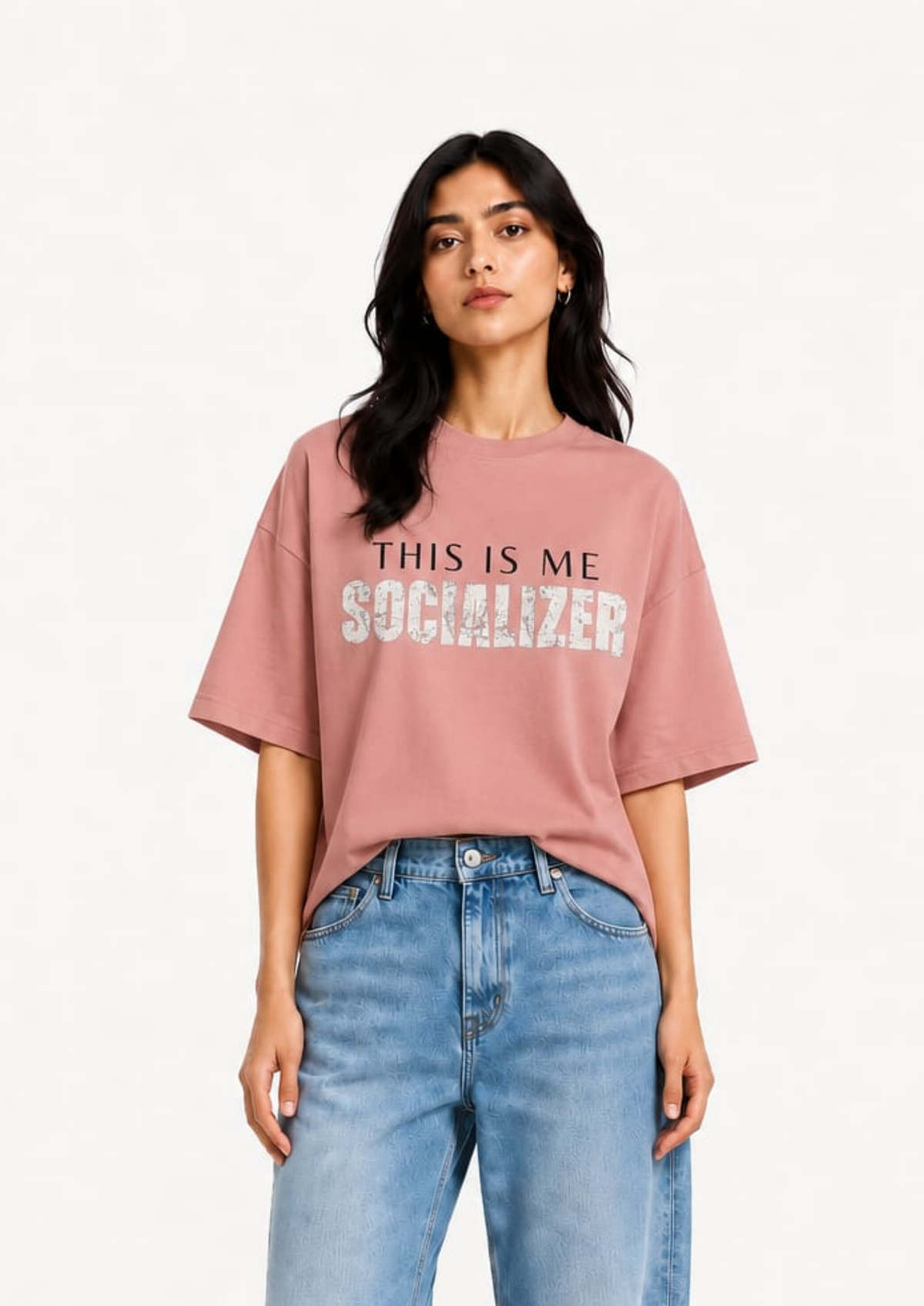 Socializer Statement Oversized tee