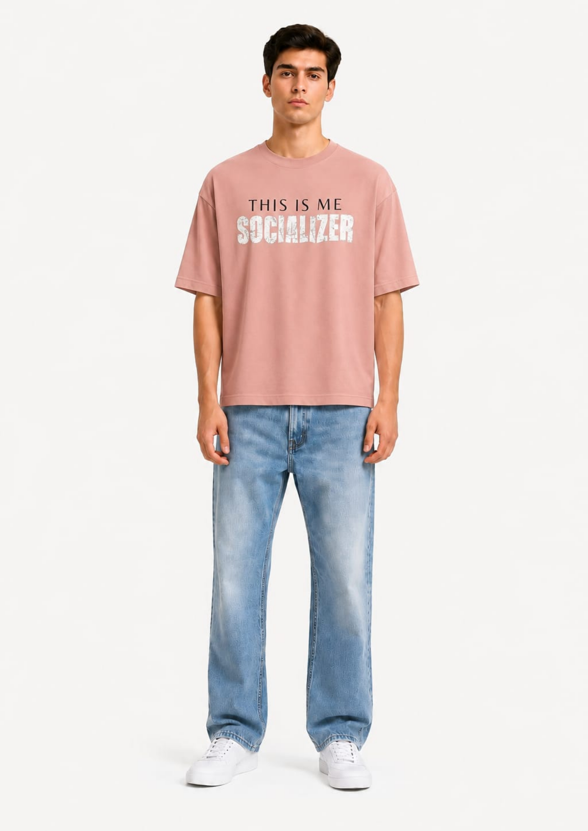Socializer Statement Oversized tee