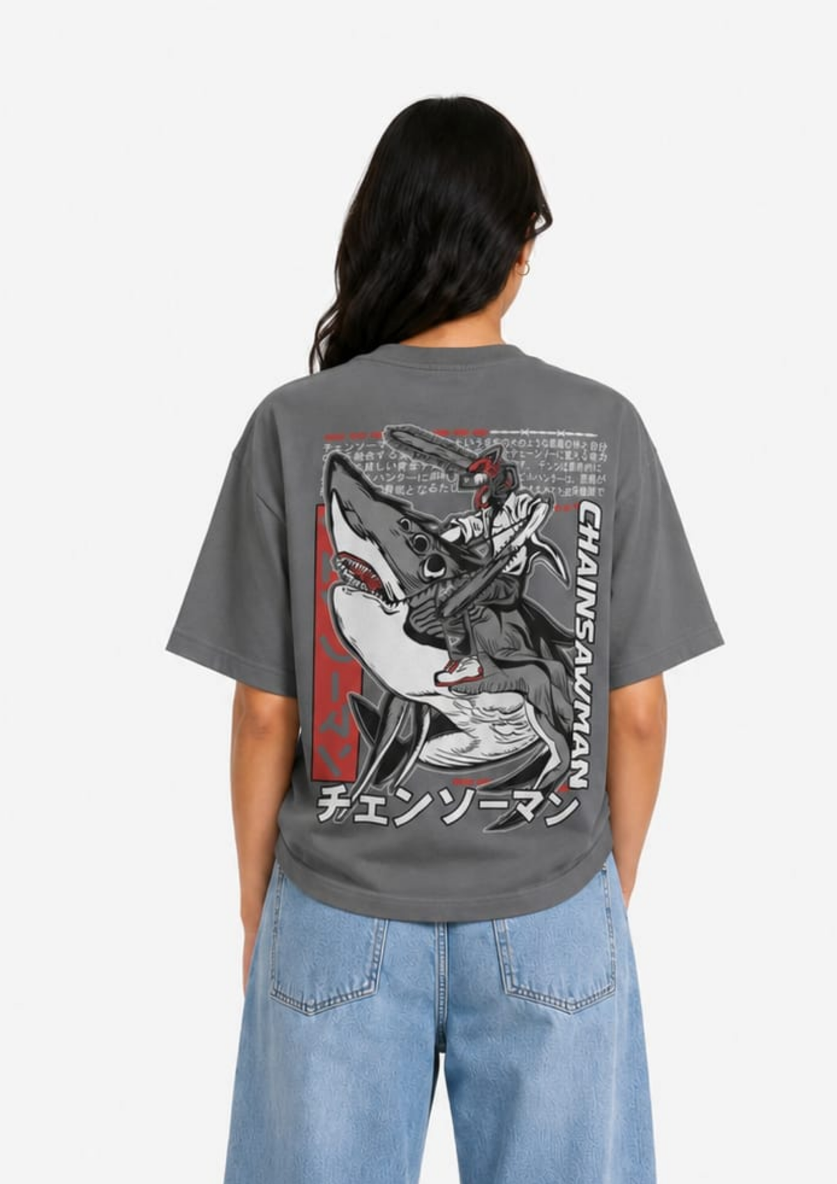 Devil Hunter Slash Oversized tee – Chainsaw Man Edition