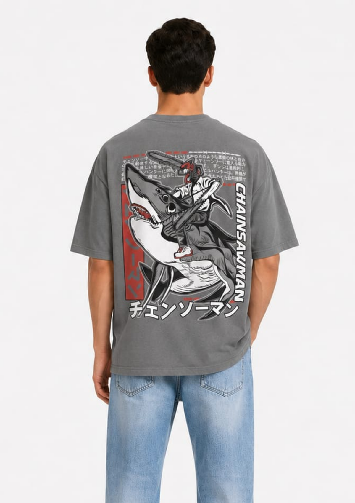 Devil Hunter Slash Oversized tee – Chainsaw Man Edition