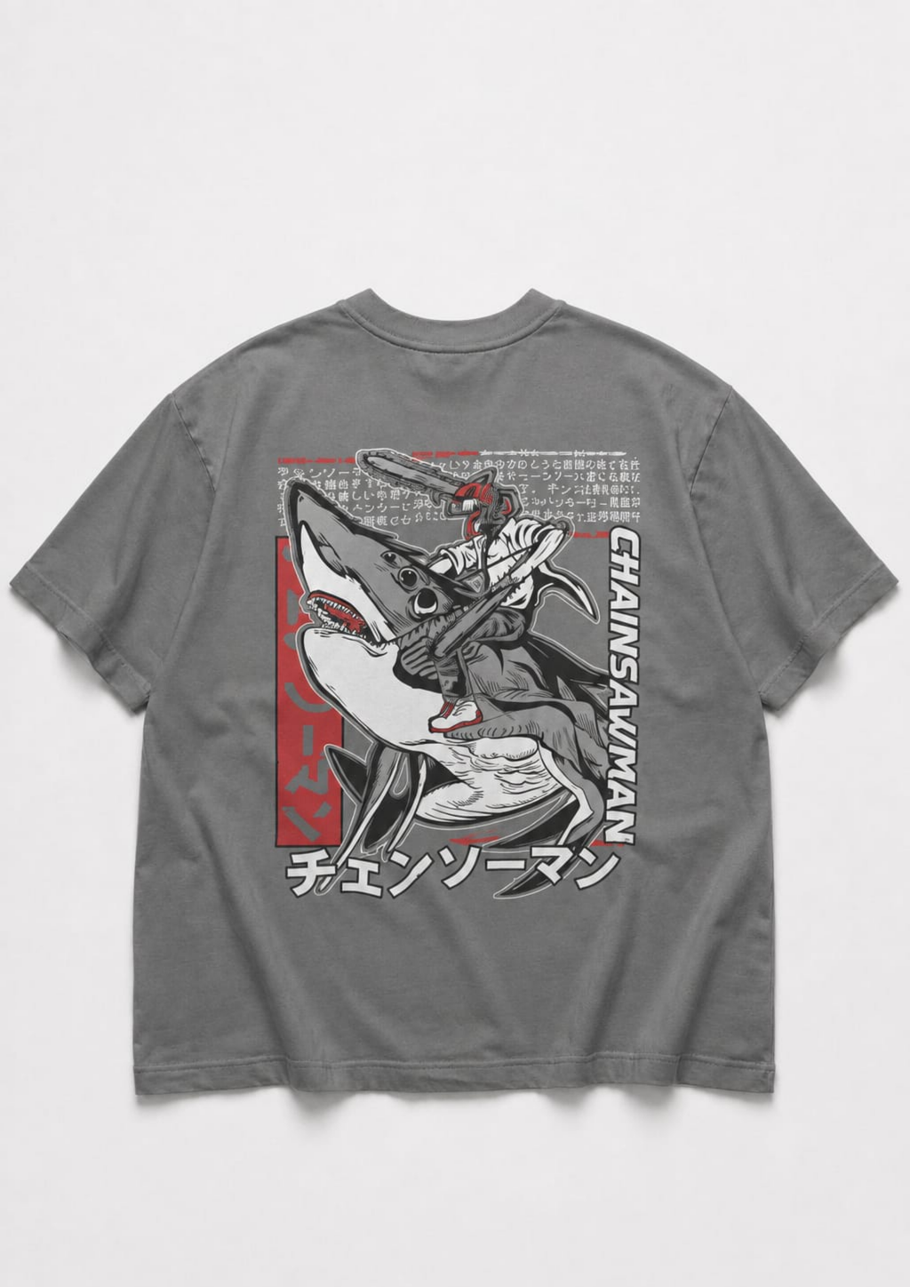 Devil Hunter Slash Oversized tee – Chainsaw Man Edition