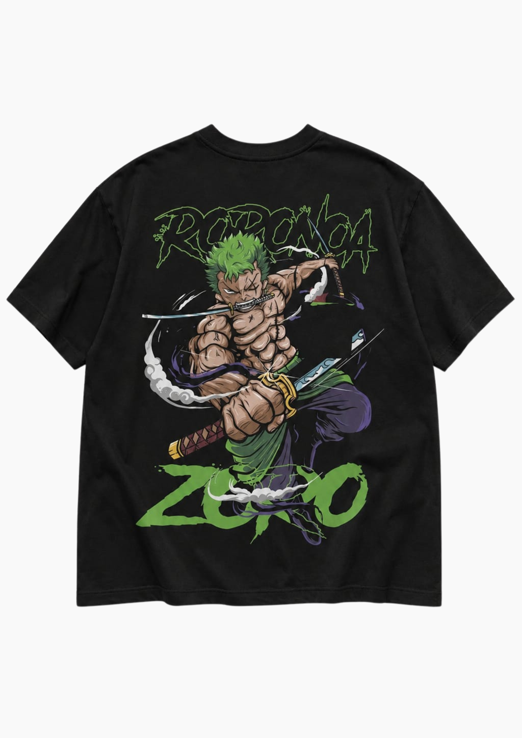Three-Sword Demon T-shirt – Zoro Edition