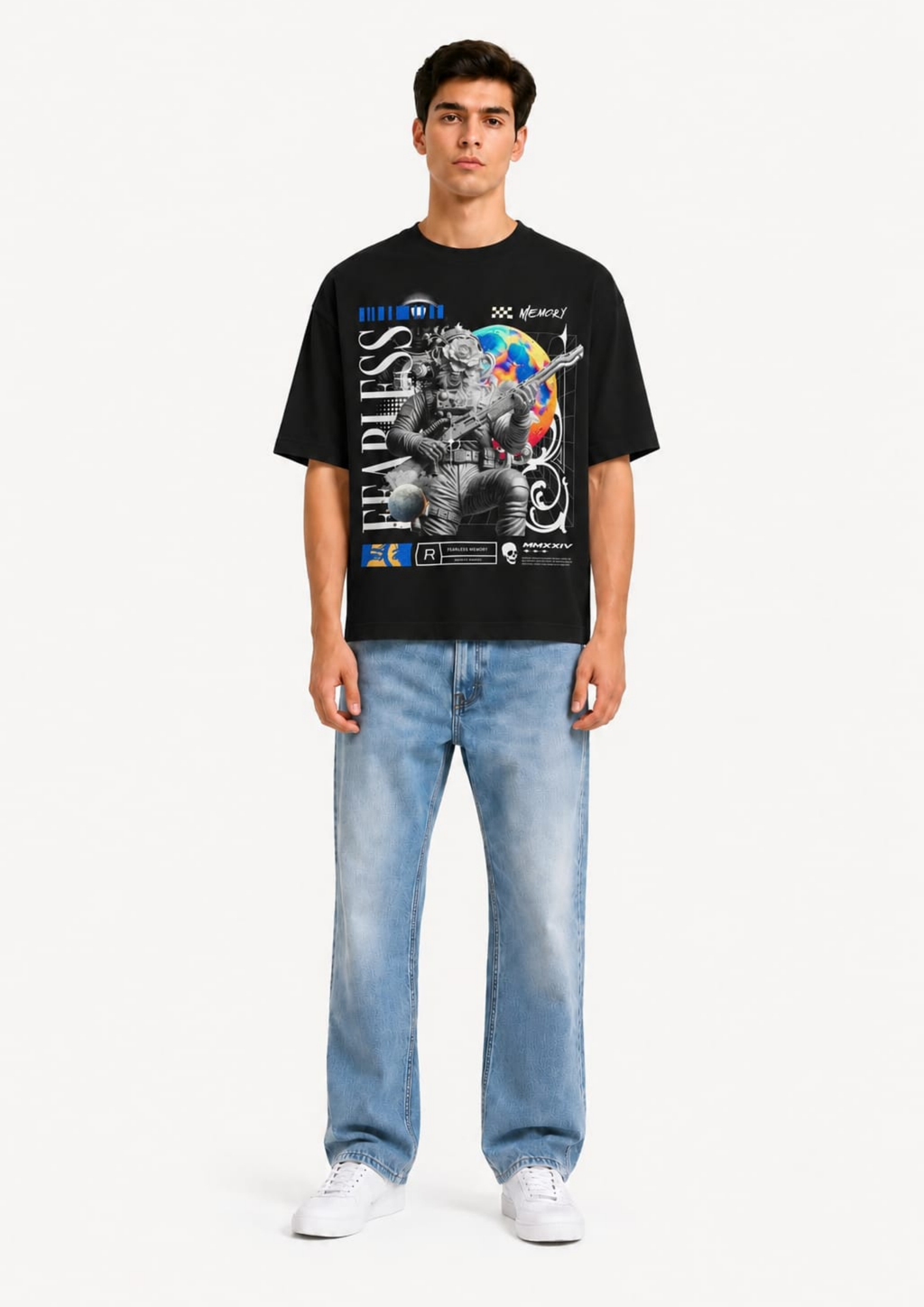 Fearless Memory Astronaut Oversized tee