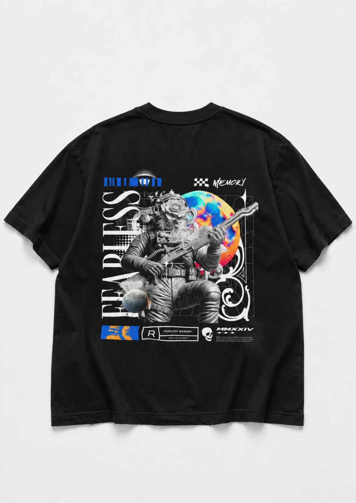 Fearless Memory Astronaut Oversized tee