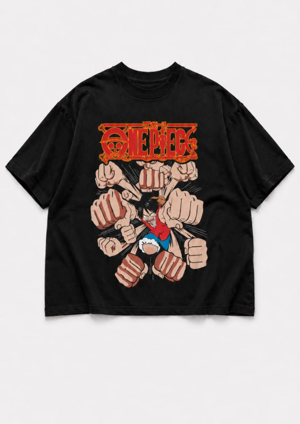 One Piece: Luffy Gear Second Punch Blast Oversized tee