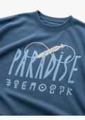 Palm Script Paradise Oversized tee