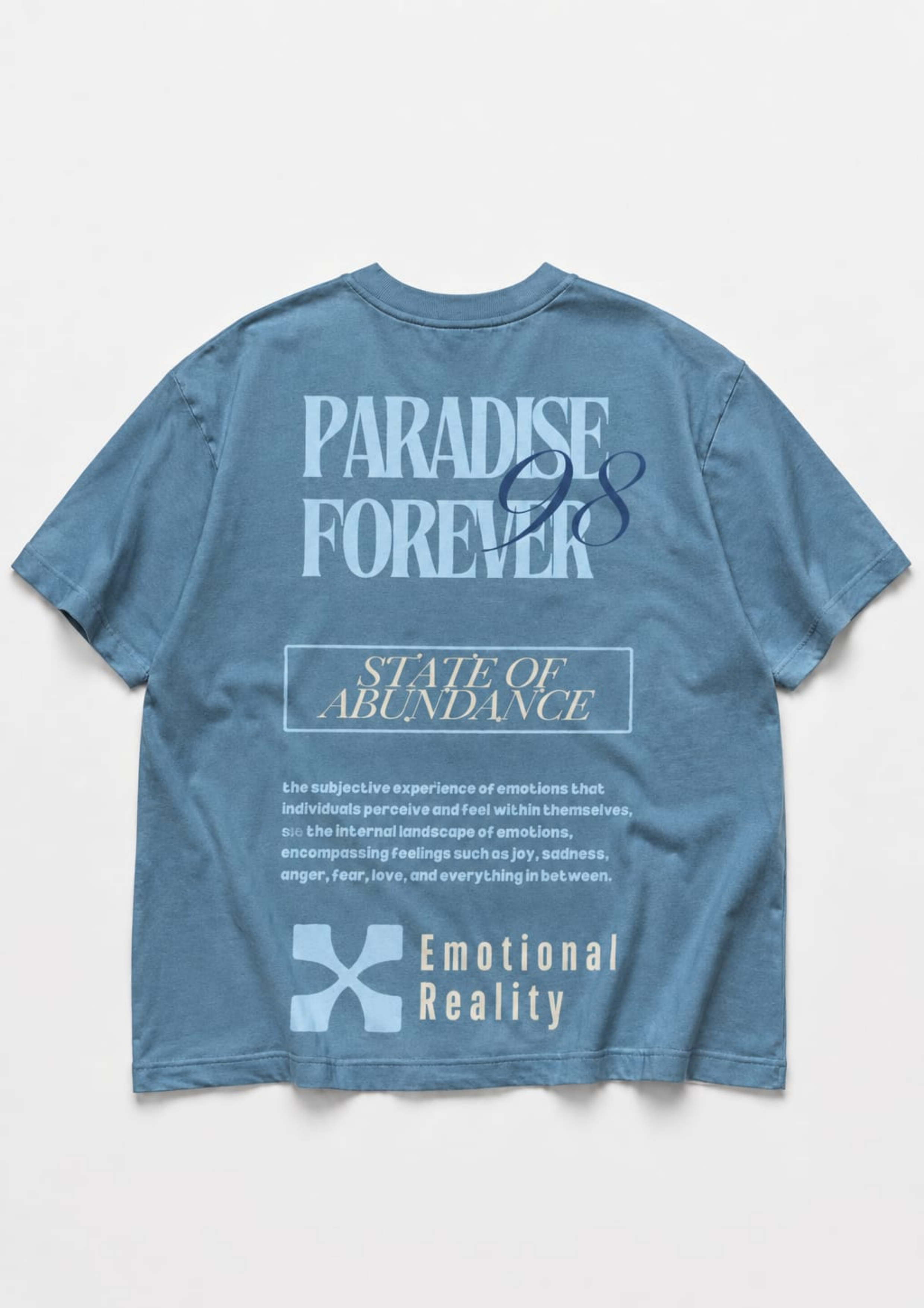 Palm Script Paradise Oversized tee