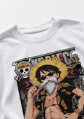 One Piece: Grandpa Luffy Street Drip Oversized tee