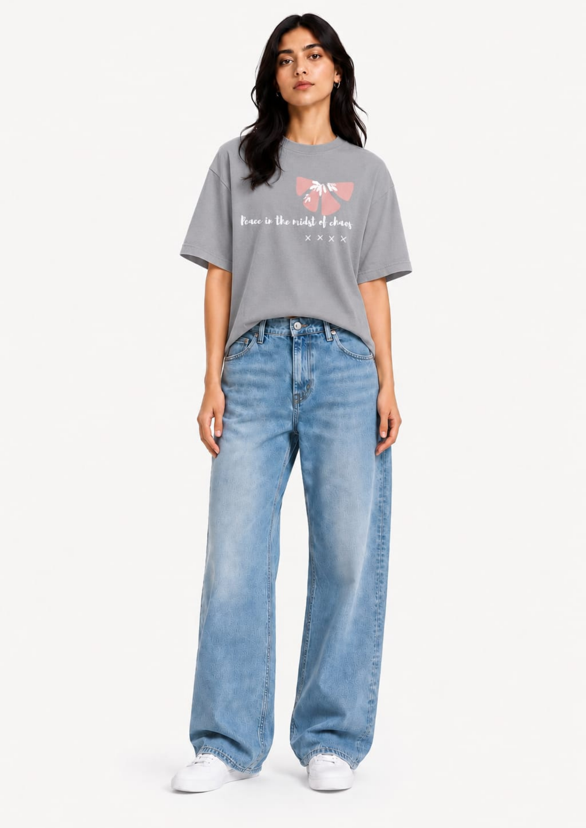 Calm Amidst Chaos Oversized tee
