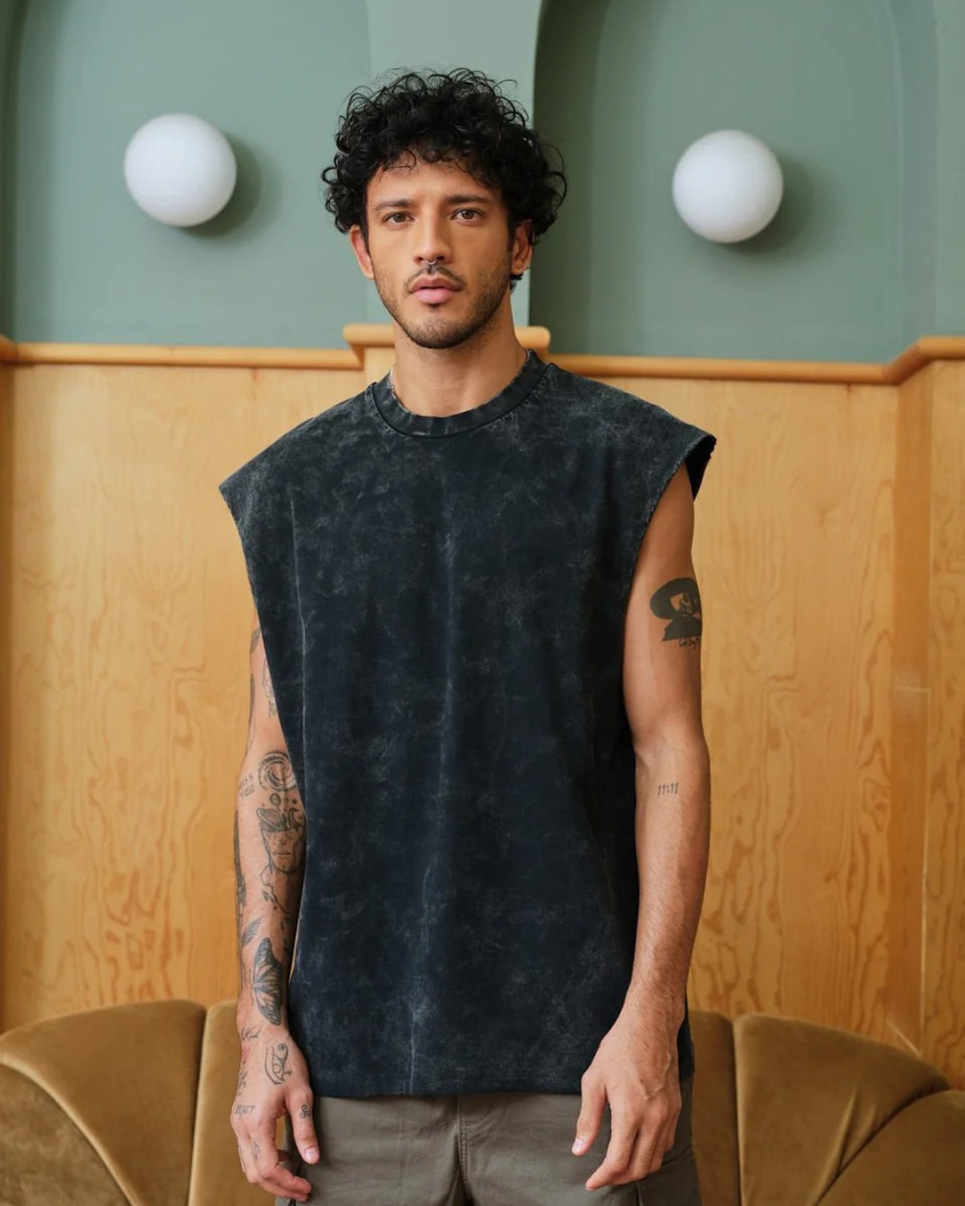 Jet Black Vest Tank