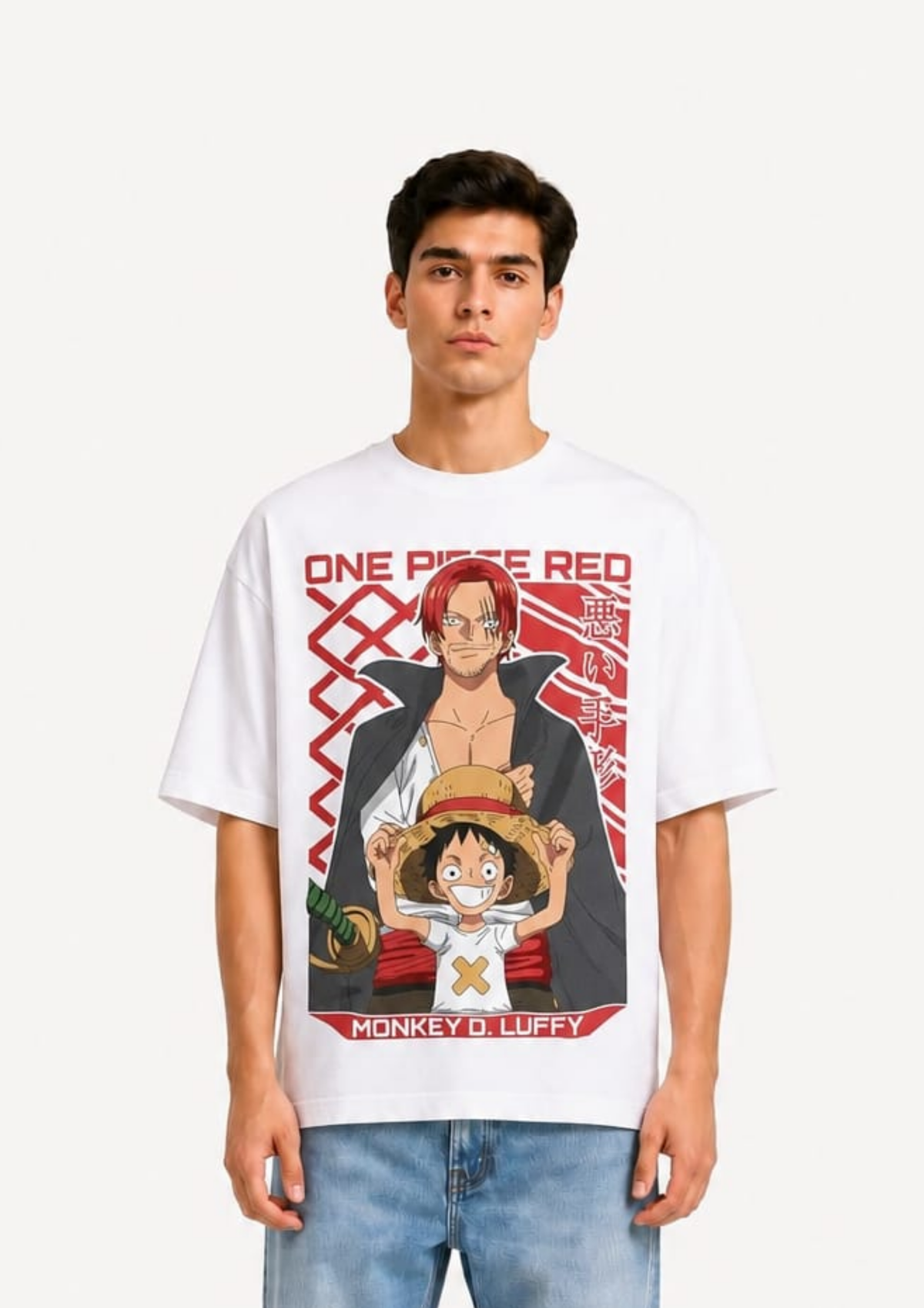 One Piece RED: Shanks & Luffy Legacy Oversized tee