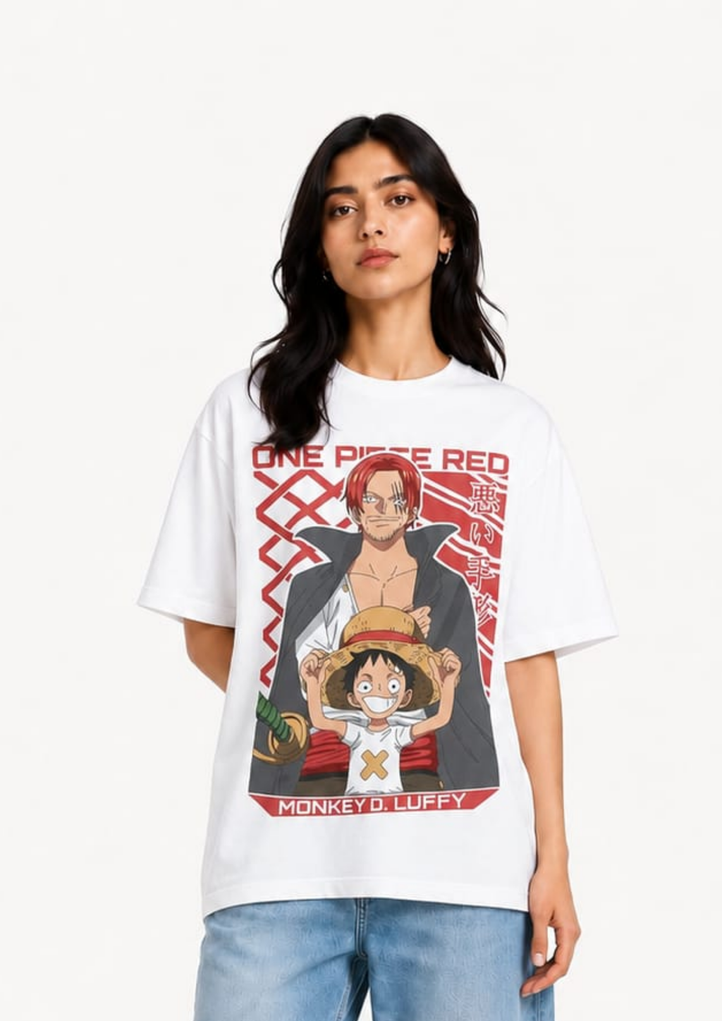 One Piece RED: Shanks & Luffy Legacy Oversized tee