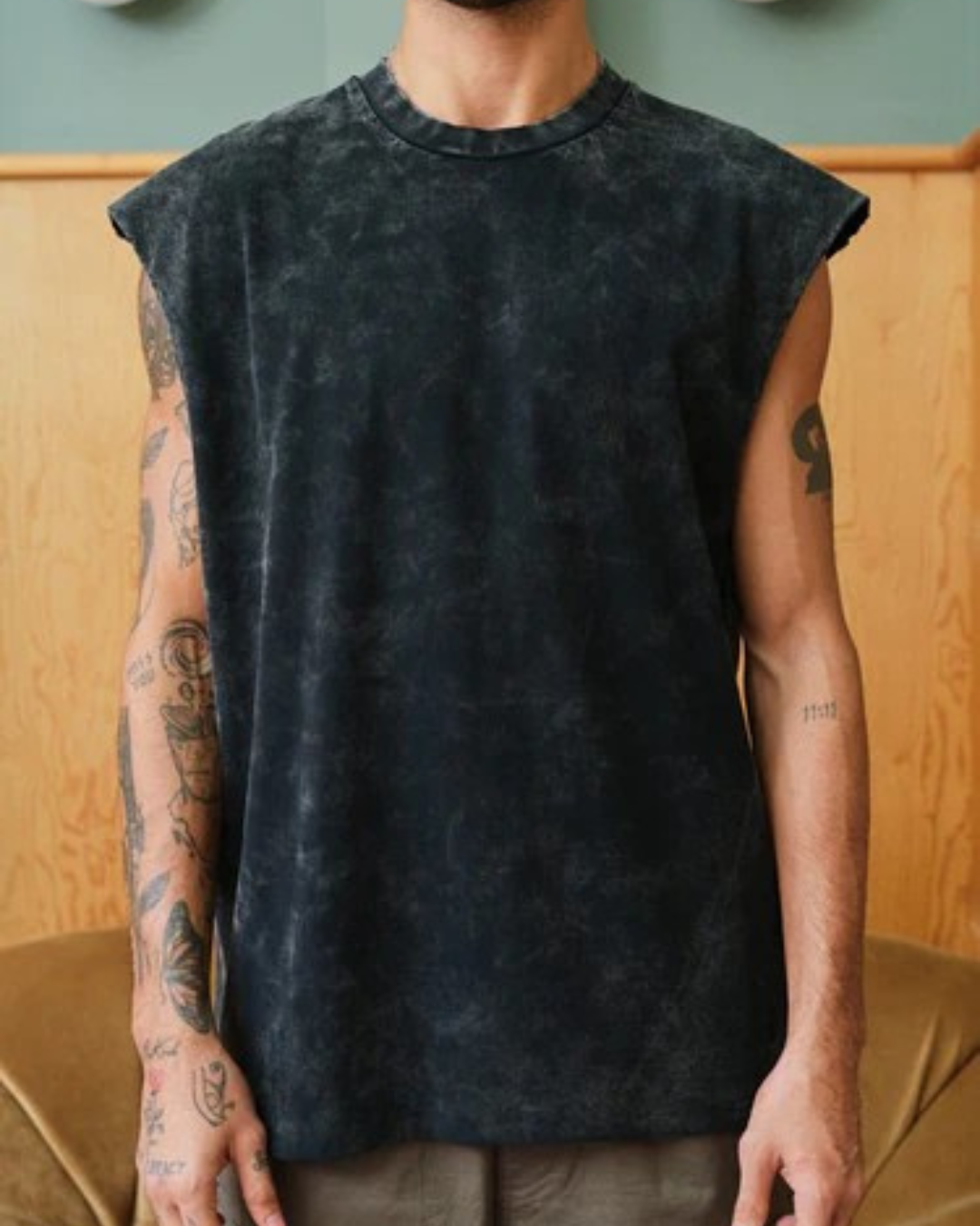 Jet Black Vest Tank