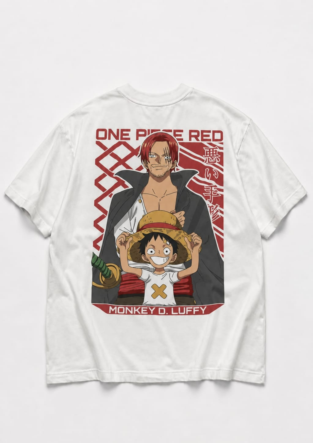 One Piece RED: Shanks & Luffy Legacy Oversized tee