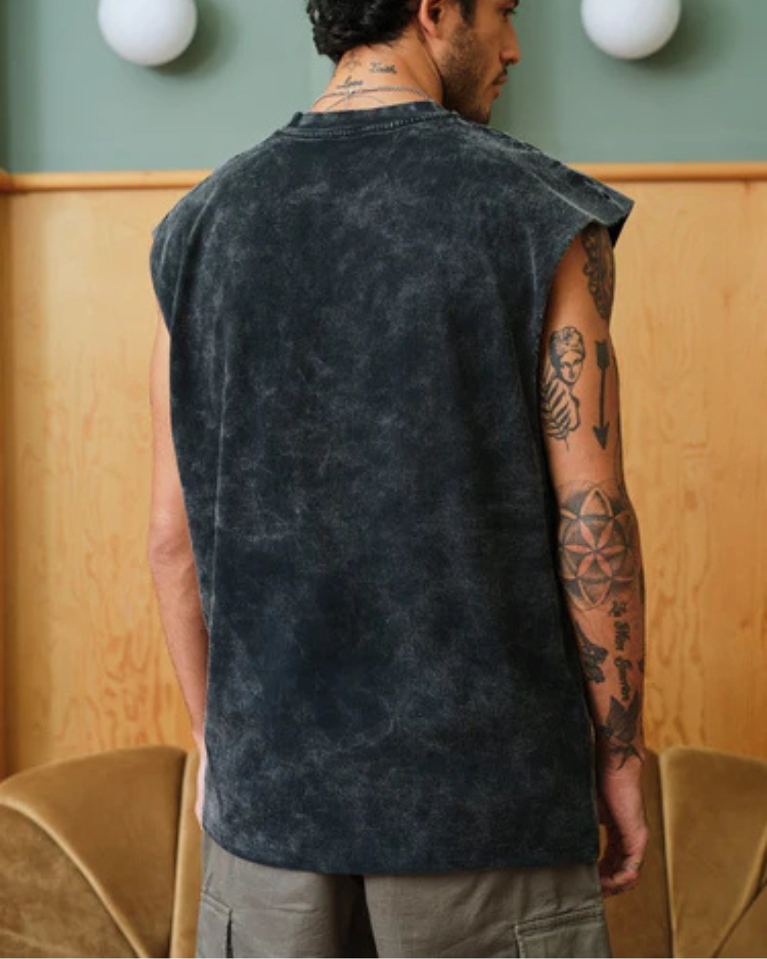 Jet Black Vest Tank