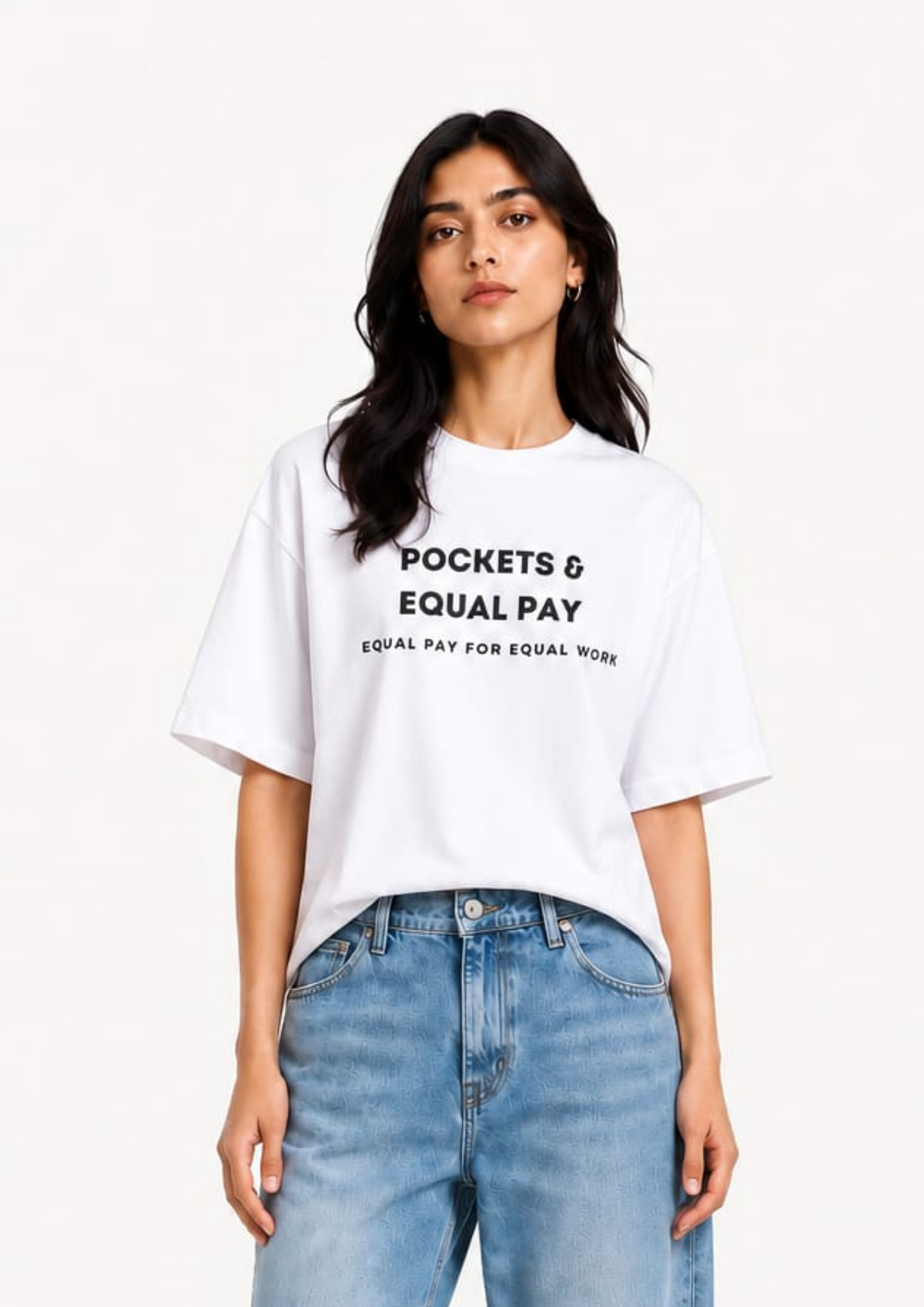 Pockets & Equal Pay Oversized tee