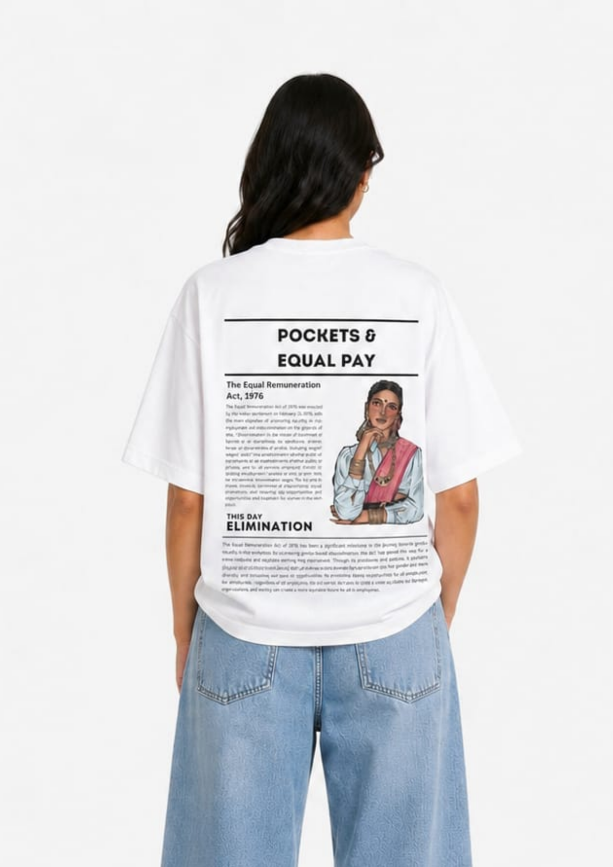 Pockets & Equal Pay Oversized tee