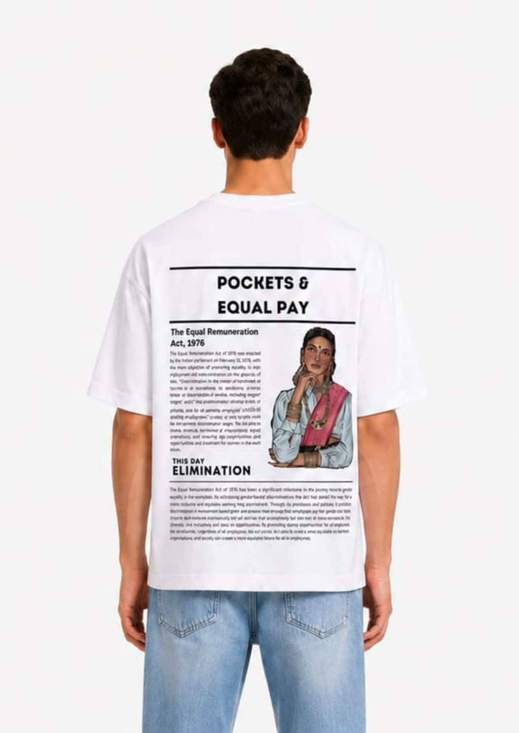 Pockets & Equal Pay Oversized tee