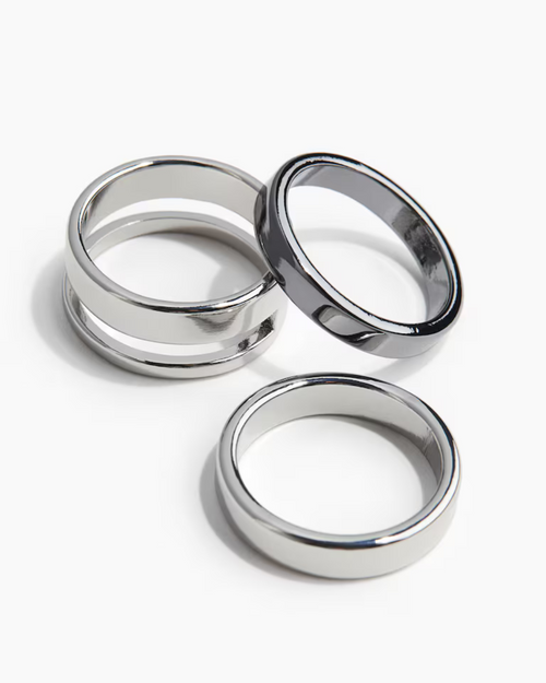 3-pack men's ring
