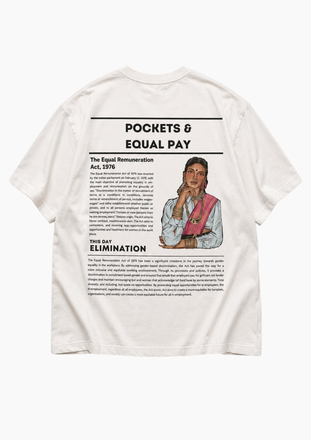 Pockets & Equal Pay Oversized tee