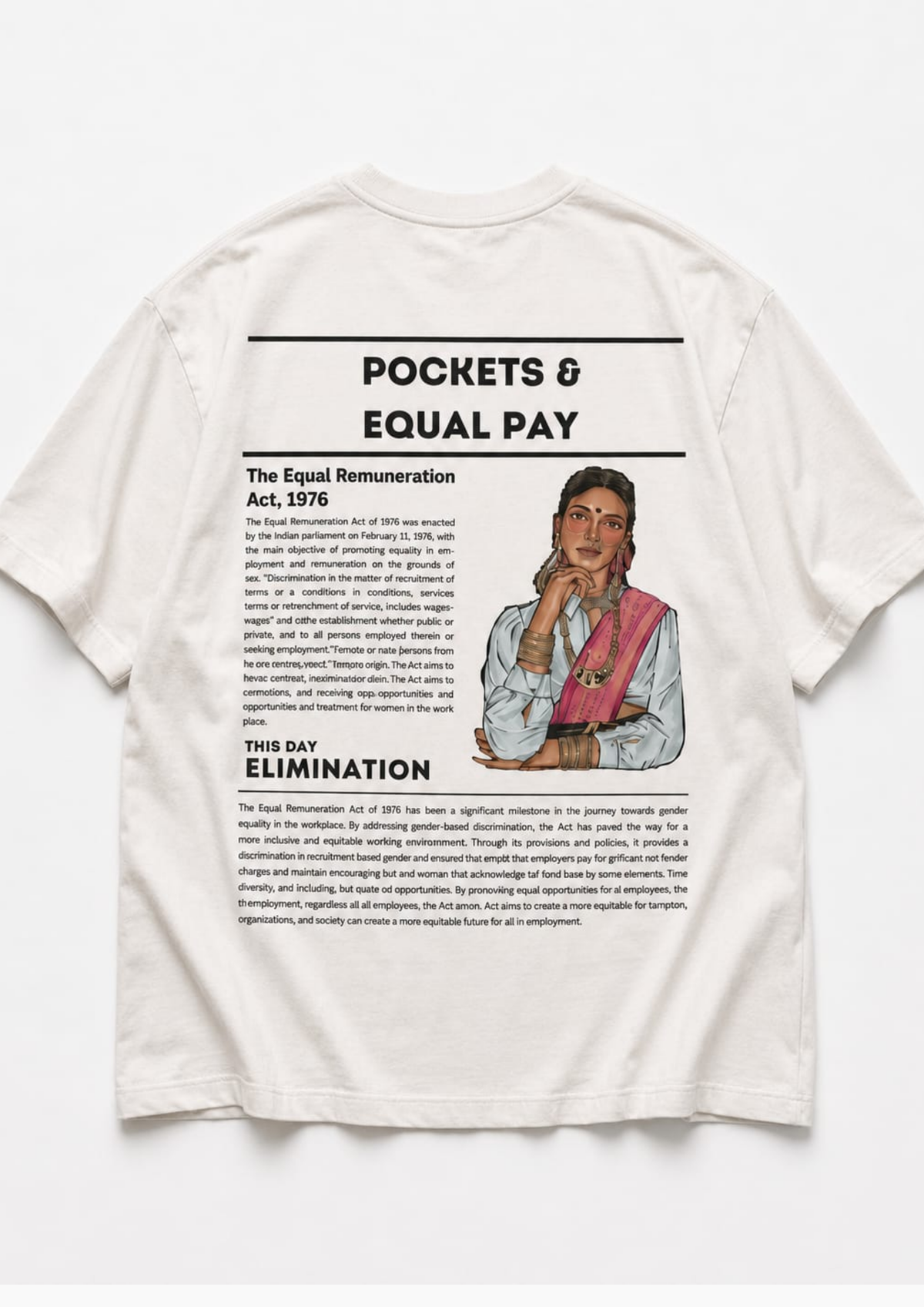 Pockets & Equal Pay Oversized tee