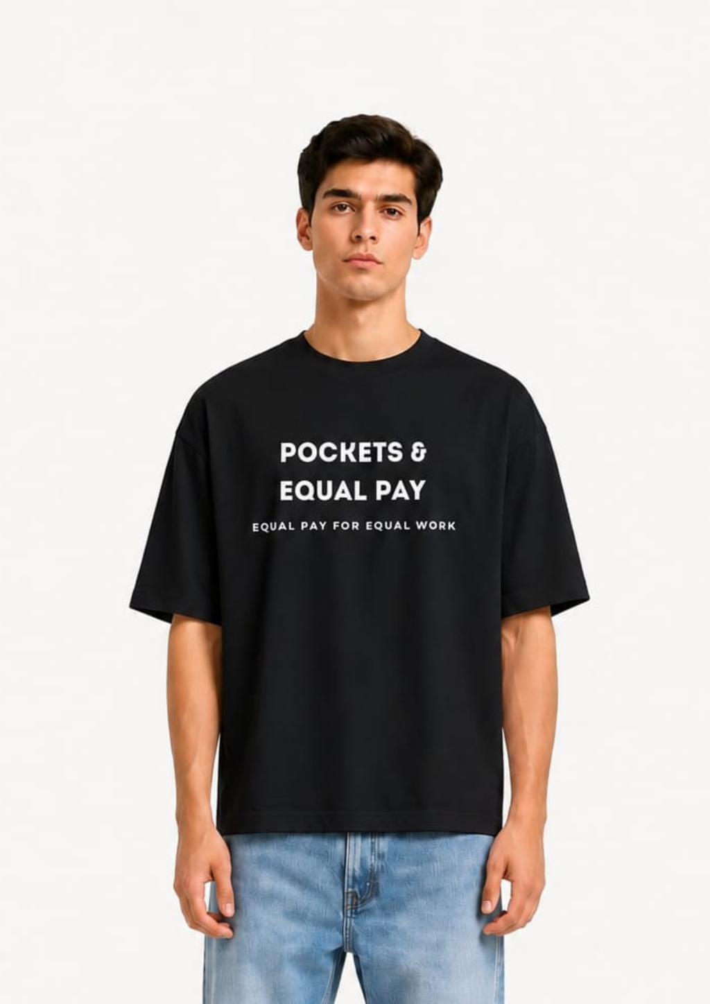 Pockets & Equal Pay Oversized tee