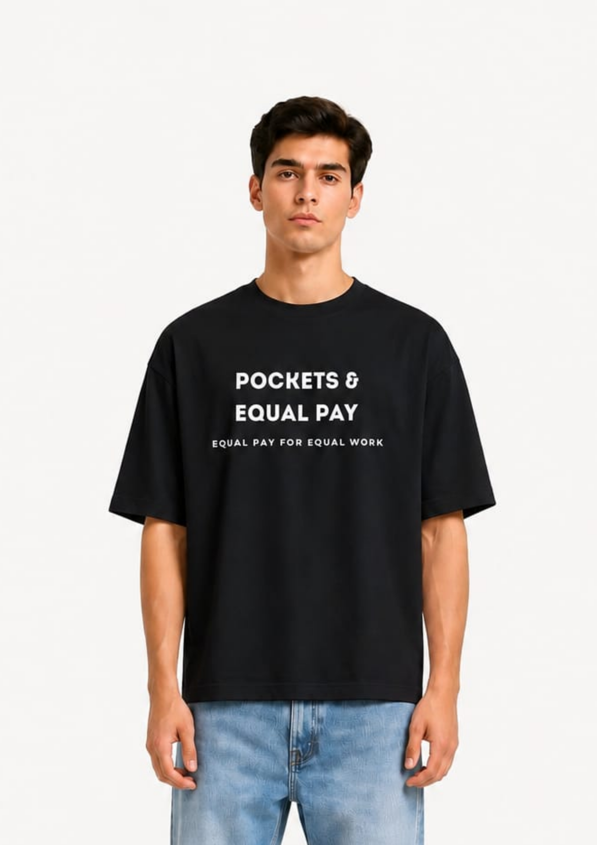 Pockets & Equal Pay Oversized tee