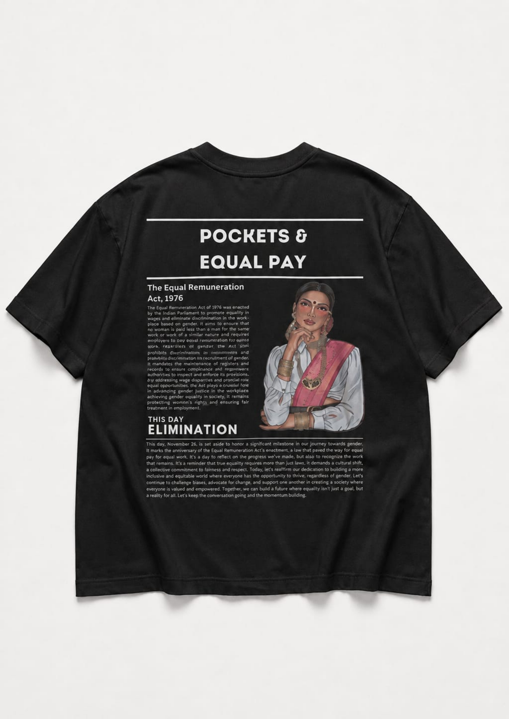 Pockets & Equal Pay Oversized tee