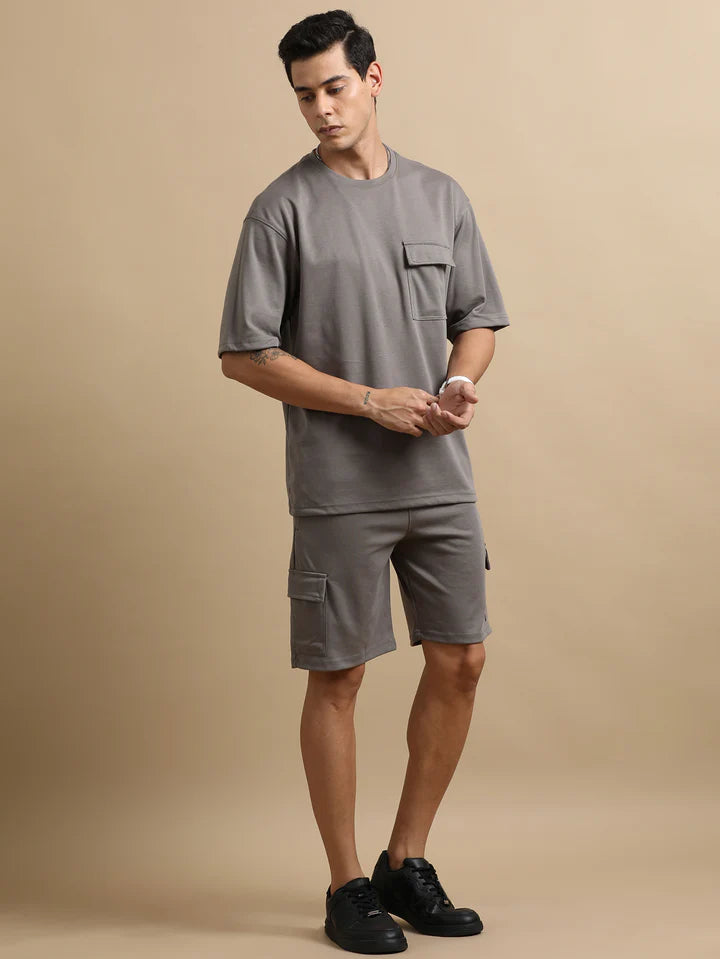 Utility Warm Grey Co-Ords Set