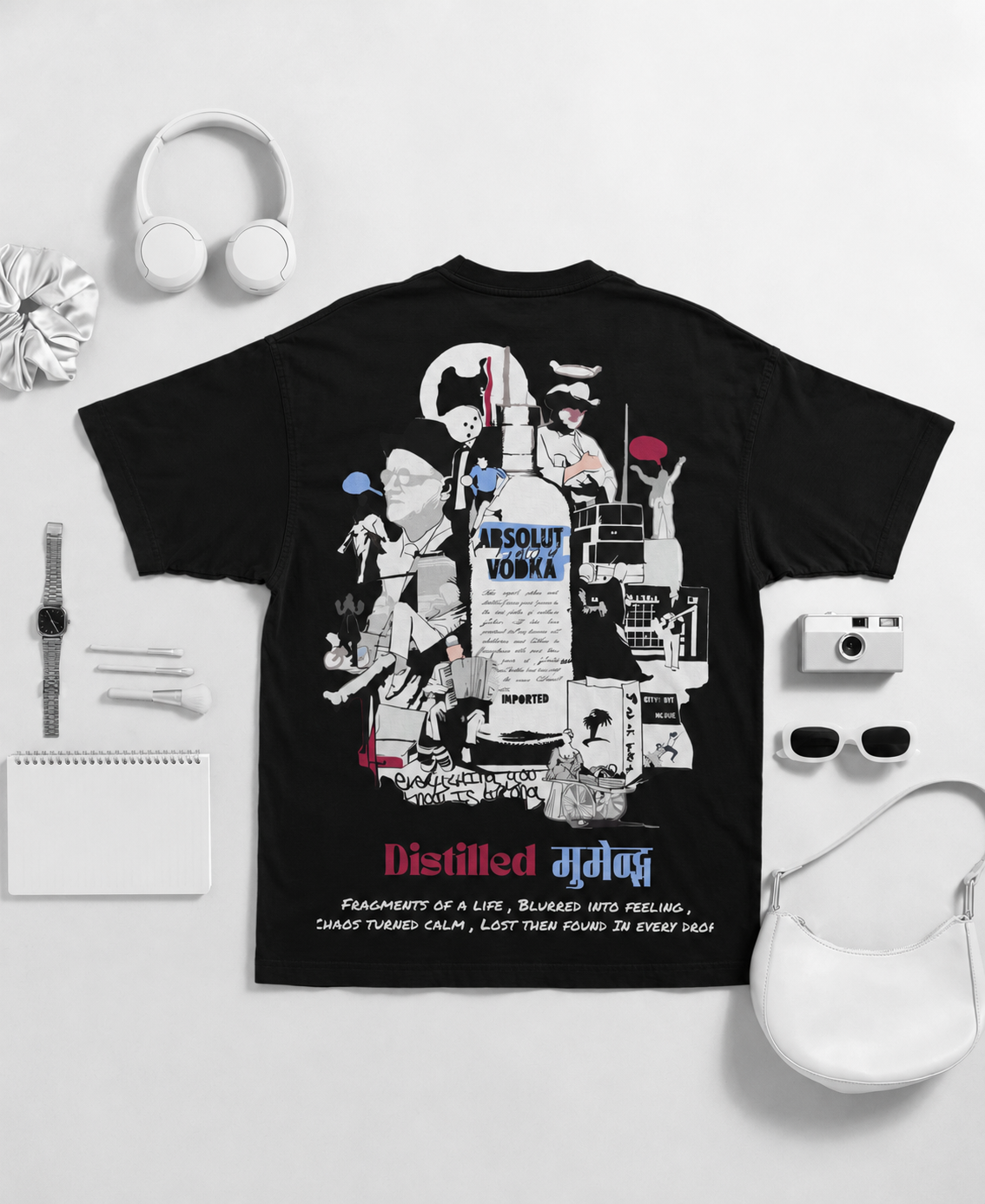 Absolutly Sober, Oversized Unisex Heavyweight Tee