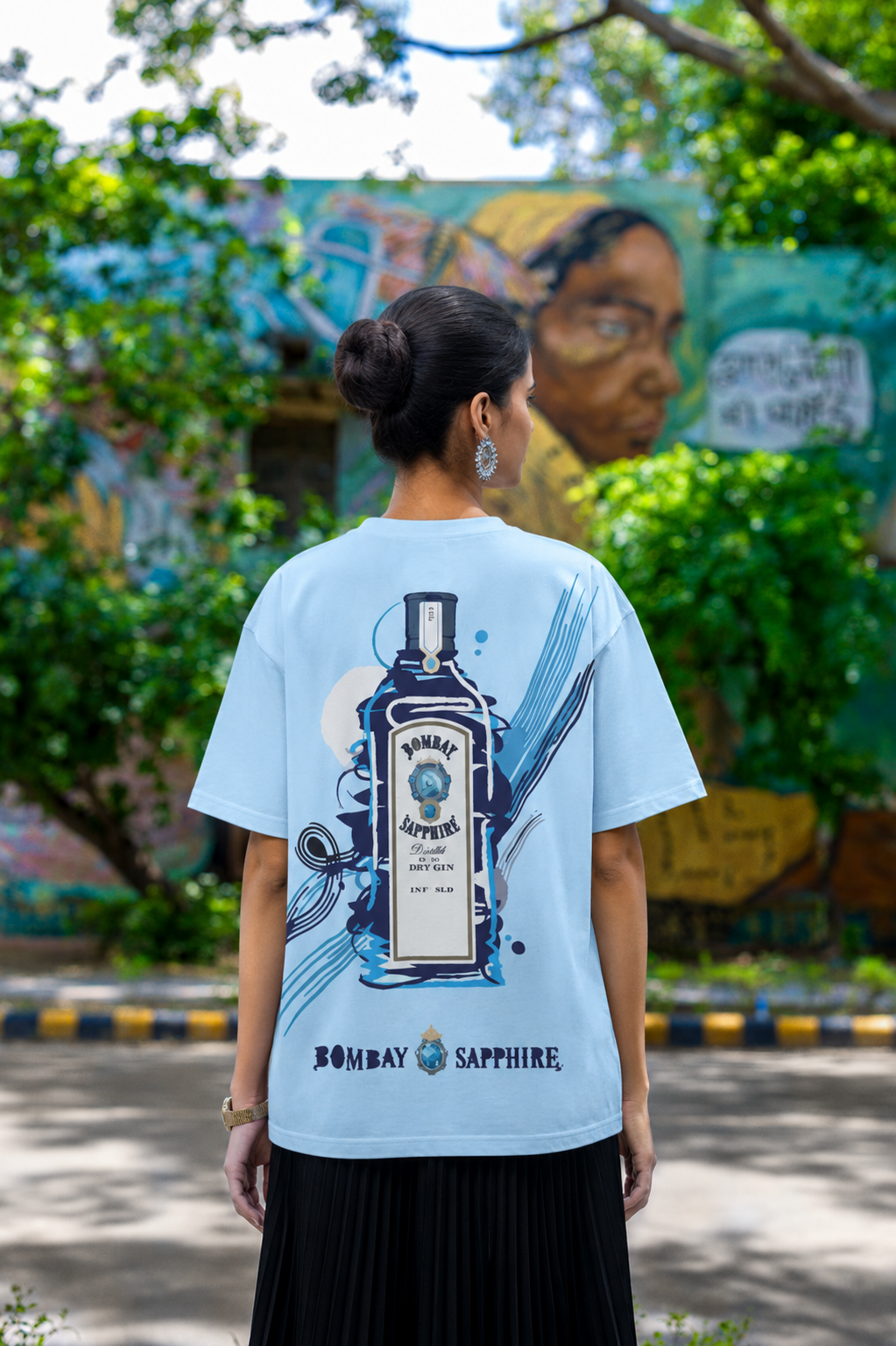 Bombayy Sapphhireee, Oversized Unisex Heavyweight Tee