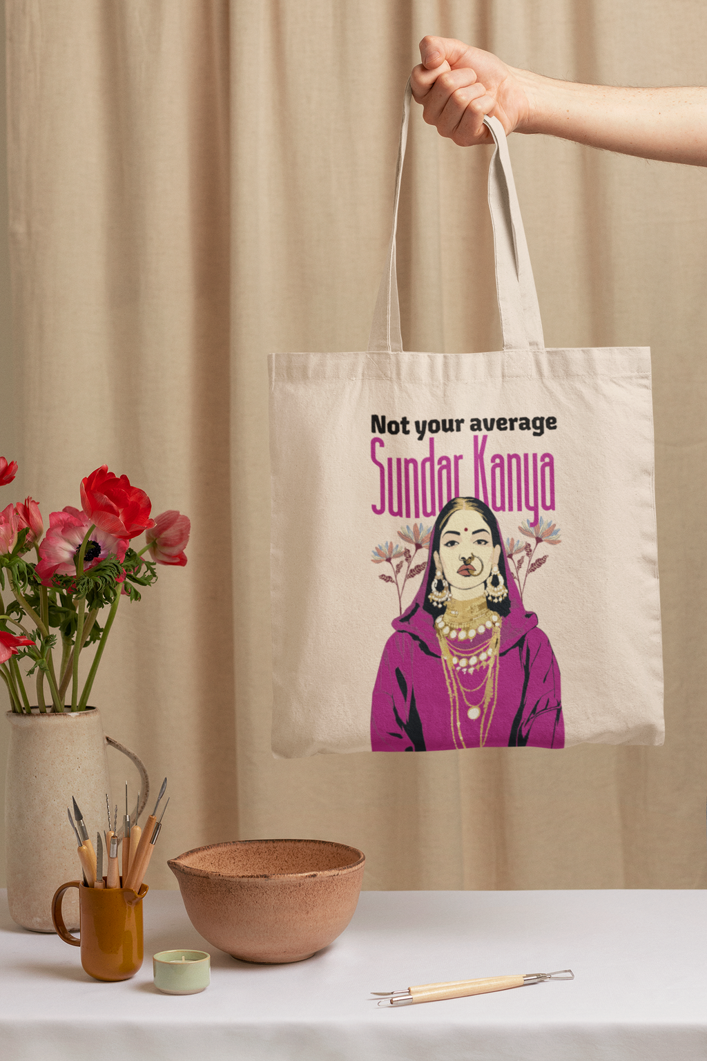 Sundar Kanya Tote Bag