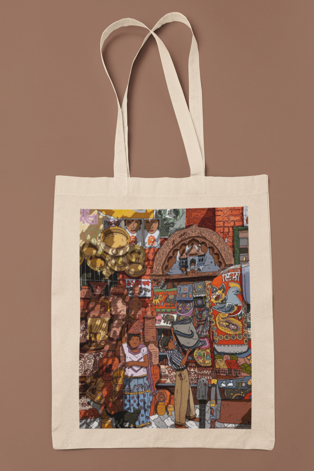 Desi Bazaar Tote Bag