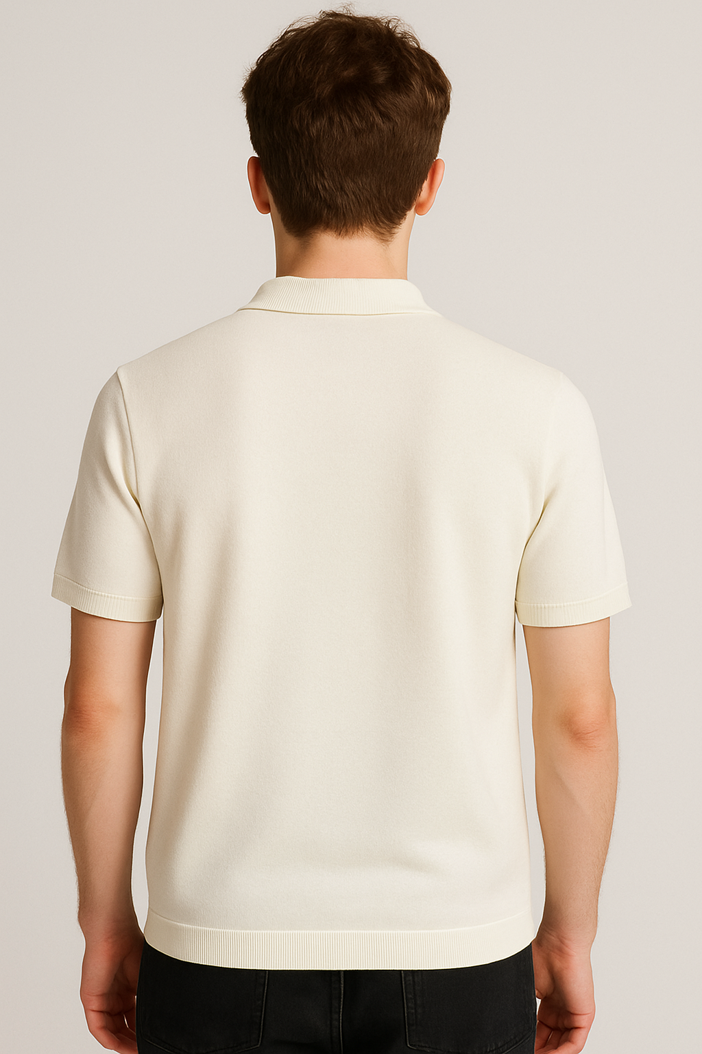 Verde Stride Zip Knit Polo