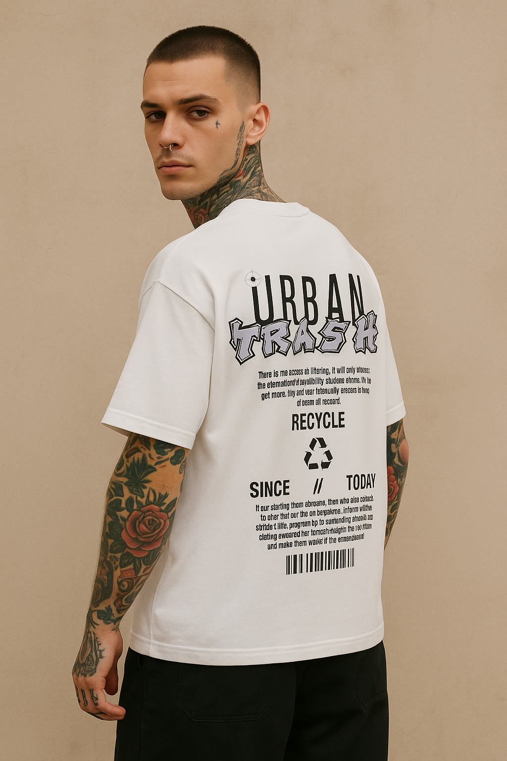Urban Trash Oversized Statement Tee