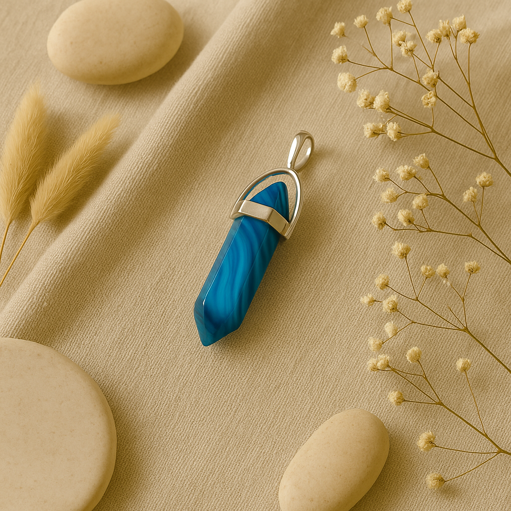 Ocean Vein Unisex Pendant – Strength in Serenity