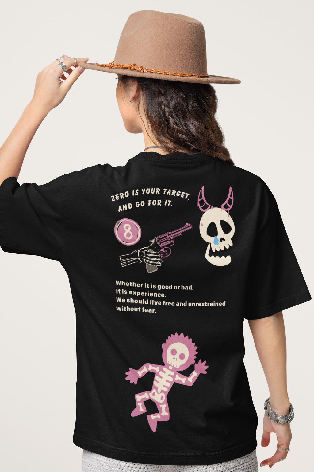 Skulls Speak Oversized Unisex Tee