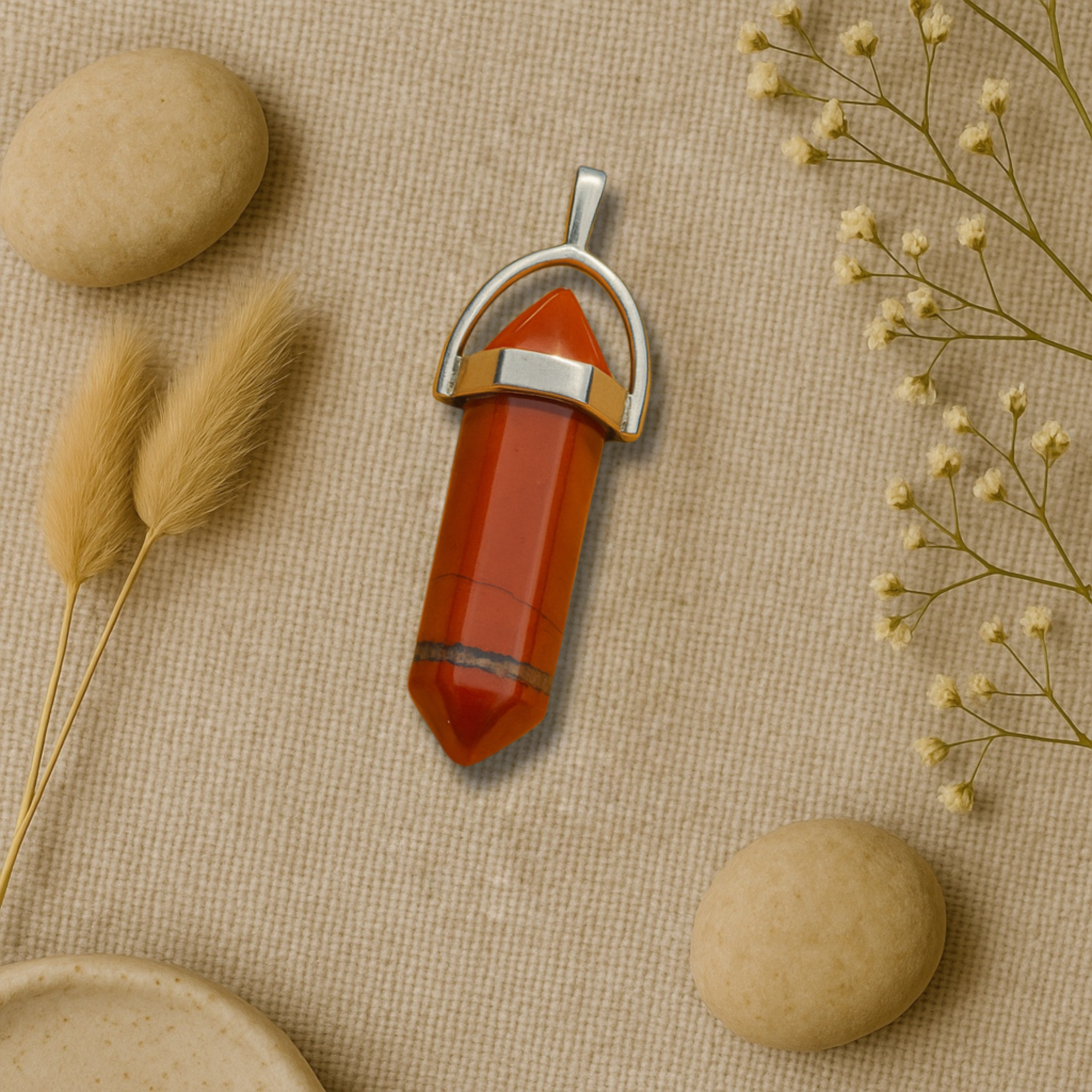Ironfire Unisex Pendant – The Warrior’s Stone
