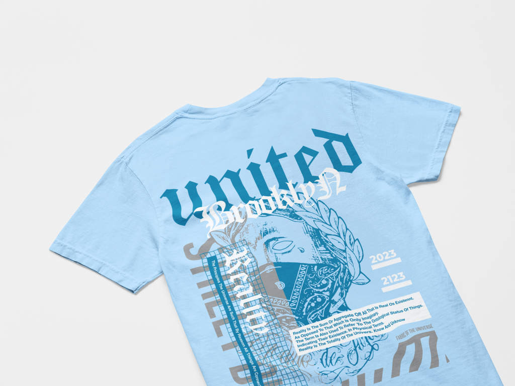 UNITED BROOKLYN, Oversized Unisex Heavyweight Tee