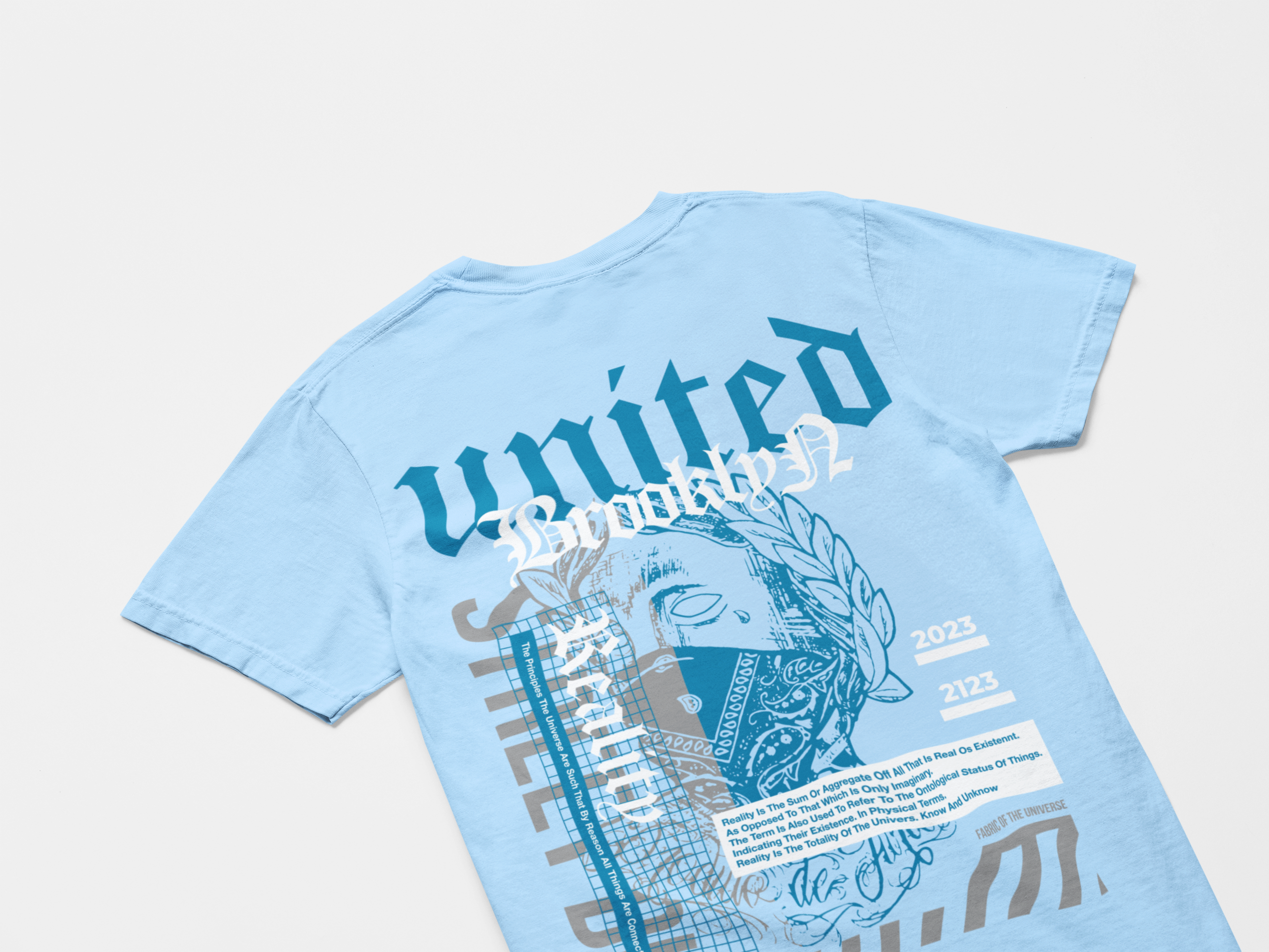 UNITED BROOKLYN, Oversized Unisex Heavyweight Tee