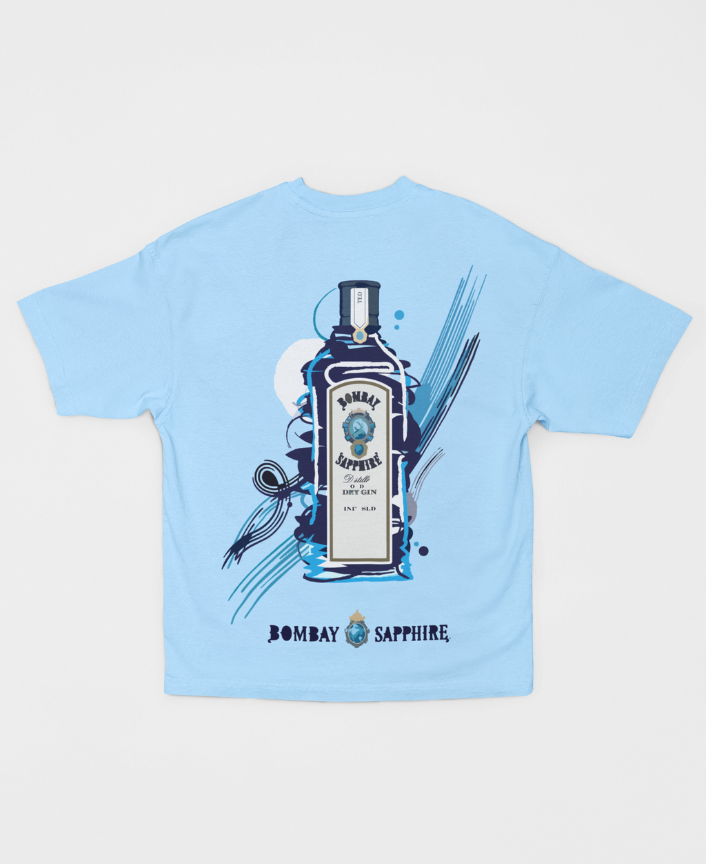 Bombayy Sapphhireee, Oversized Unisex Heavyweight Tee