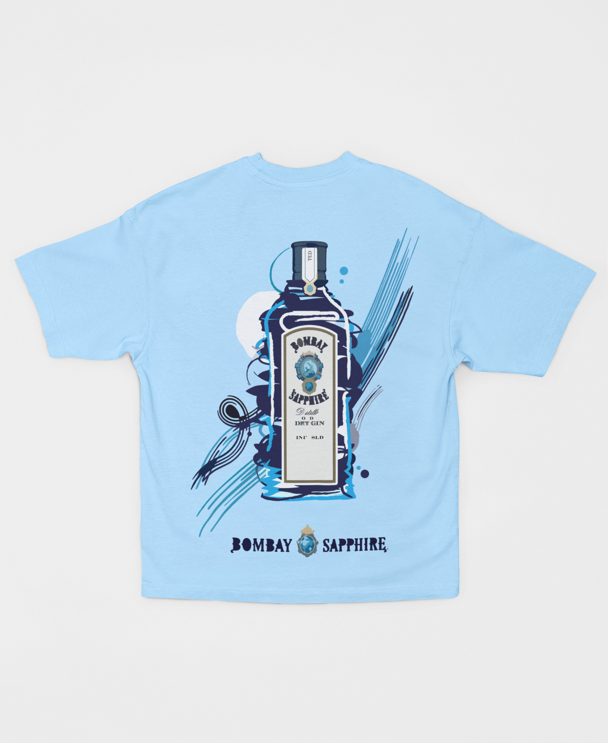 Bombayy Sapphhireee, Oversized Unisex Heavyweight Tee